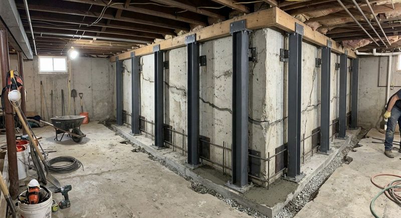 Basement Stabilization in Clemson, SC