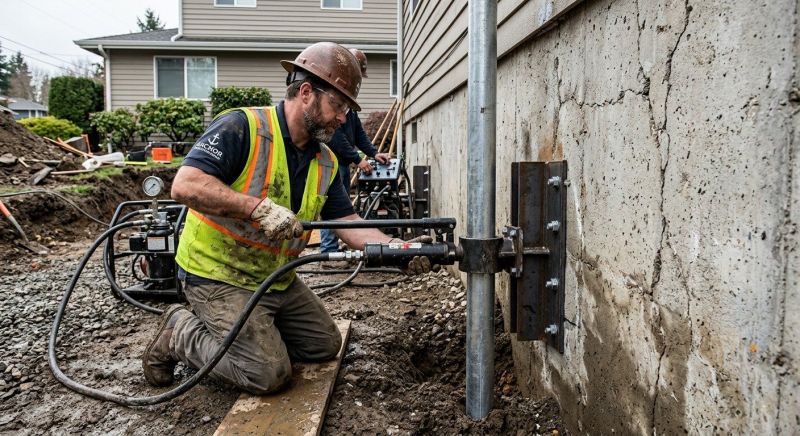 Concrete Foundation Leveling in Easley, SC