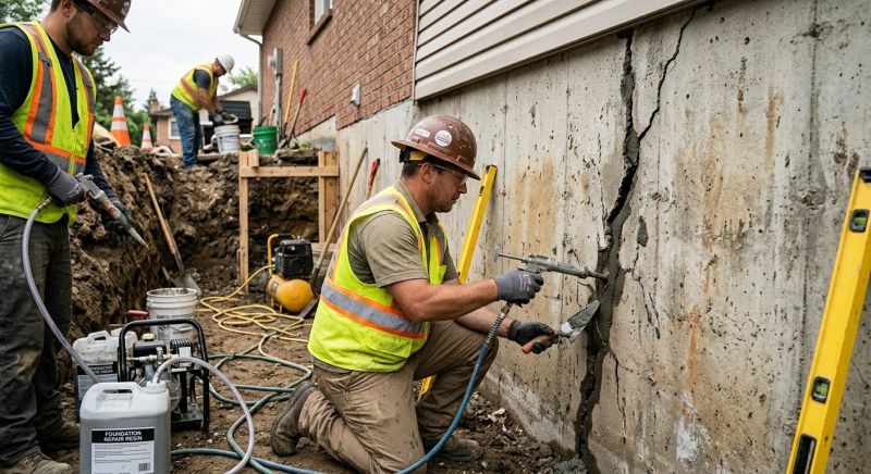 Cracked Foundation Repair in Lavonia, GA