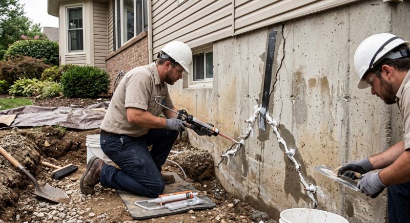Cracked Foundation Repair in Pickens County, SC