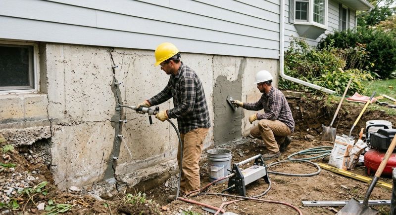 Cracked Foundation Repair in Westminster, SC