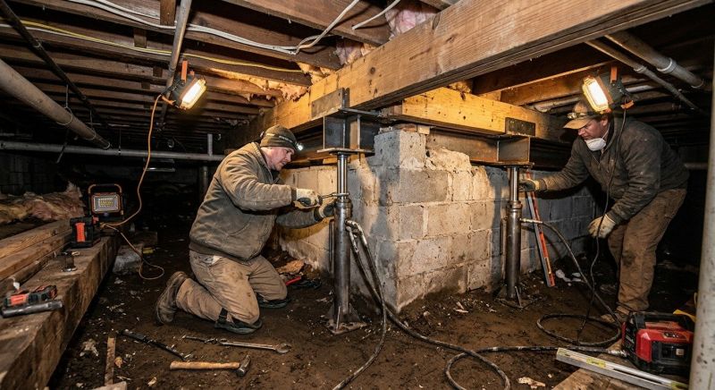 Crawlspace Foundation Repair in Fair Play, SC