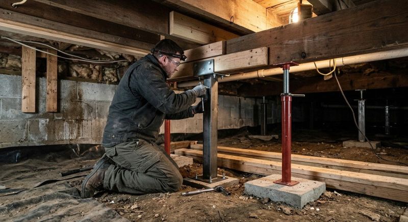 Crawlspace Structural Repair in Clemson, SC
