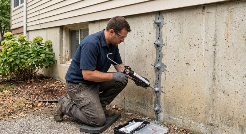 Foundation Crack Sealing in Clemson, SC