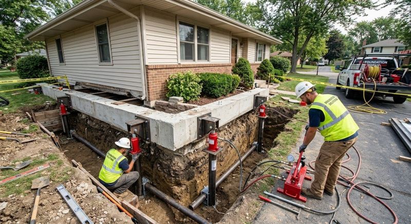 Foundation Jacking in Easley, SC