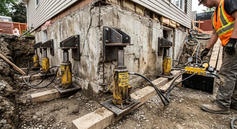 Foundation Jacking in Fair Play, SC