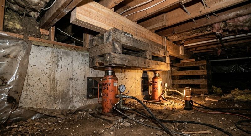 Foundation Jacking in Fair Play, SC