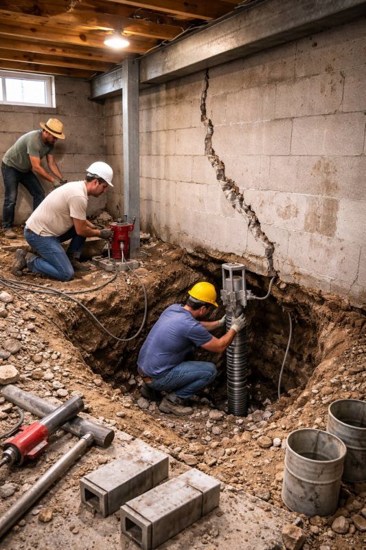 Foundation Structural Repair in Anderson, SC