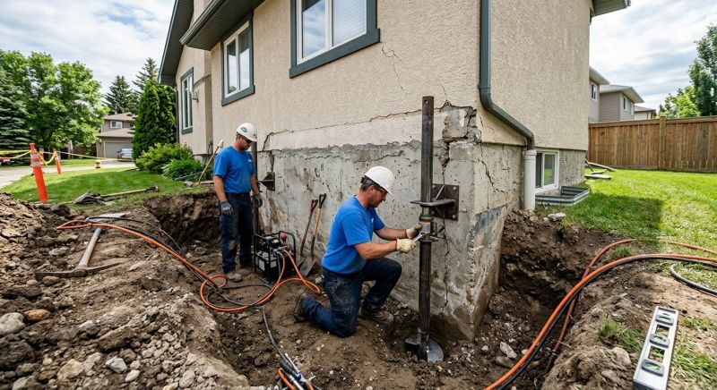 Helical Piers Installation in Clemson, SC