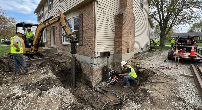 Sinking Foundation Repair in Hartwell, GA