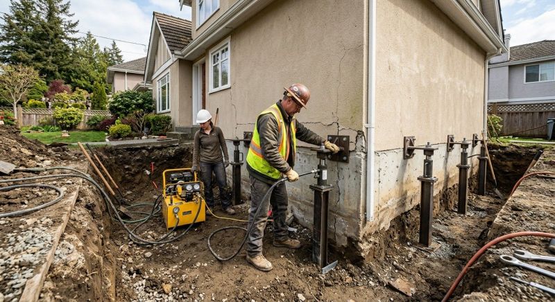 Sinking Foundation Repair in Clemson, SC
