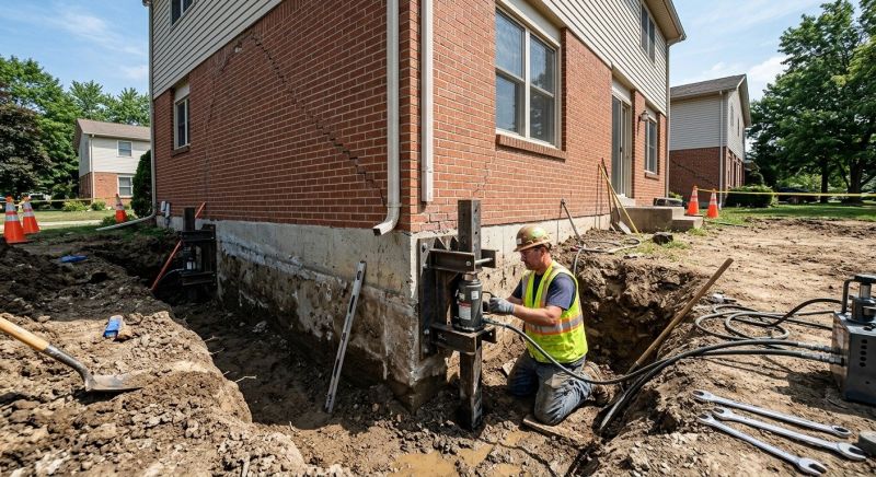 Sinking Foundation Repair in Clemson, SC