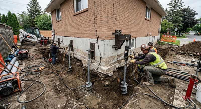 Sinking Foundation Repair in Clemson, SC