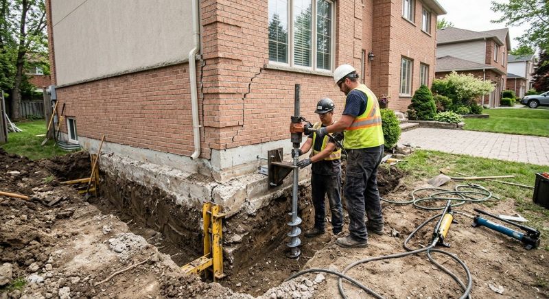 Sinking Foundation Repair in Pickens, SC