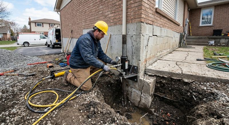 Sinking Foundation Repair in Seneca, SC