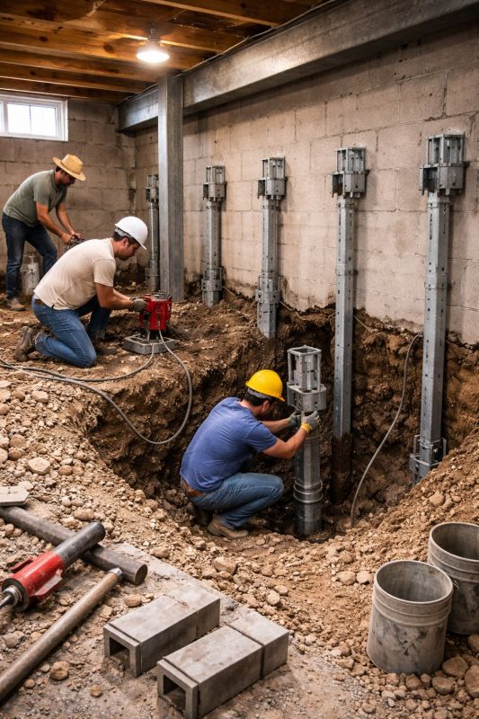 Structural Underpinning in Clemson, SC